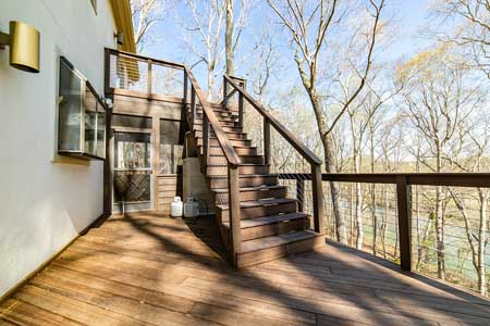 Valley Hall Outdoor Deck and Stairs