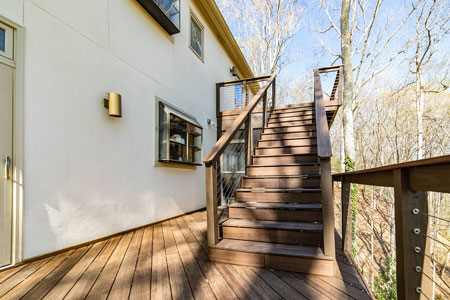 Valley Hall Outdoor Deck and Stairs