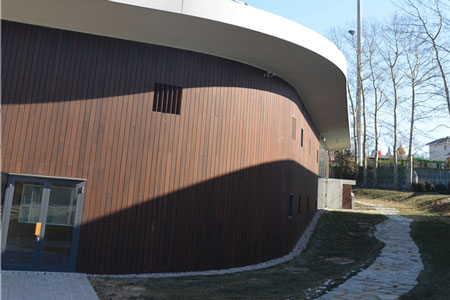 Beidai River Youth center uses 30,000 Sq.ft (3,000 Sq.m) of dassoXTR rain clad siding and decking on this spectacular project that completed in 2012.