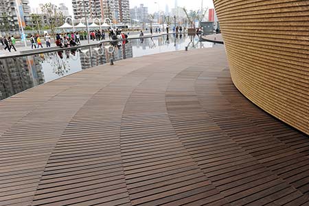 dassoXTR exterior bamboo decking at the Shanghai Expo 2010