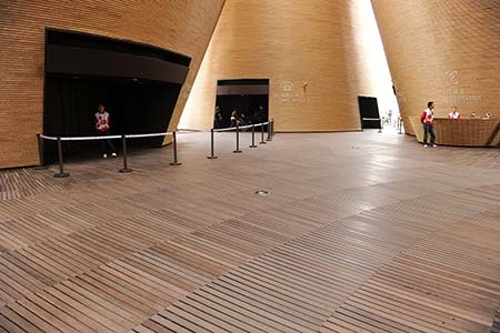 dassoXTR exterior bamboo decking used at the Shanghai Expo 2010