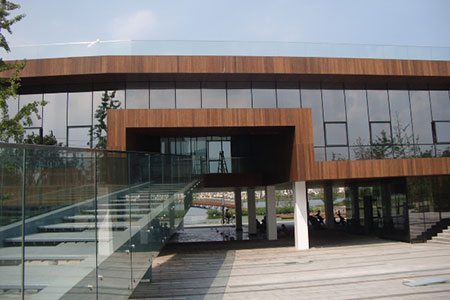 outside bamboo siding