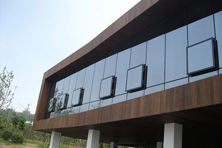 outside bamboo siding