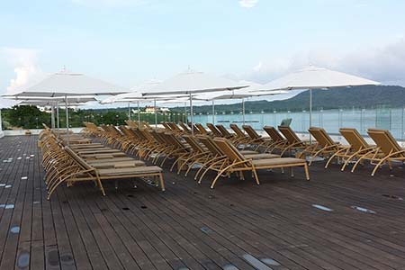 Mexican hotel & resort featuring 8,000 sqft of dassoXTR Fused Bamboo decking