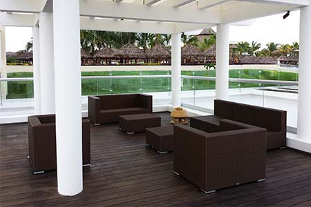 Mexican hotel & resort featuring 8,000 sqft of dassoXTR Fused Bamboo decking
