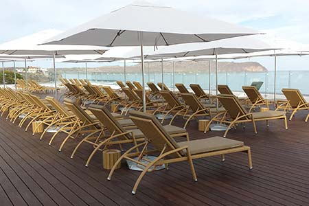 Mexican hotel & resort featuring 8,000 sqft of dassoXTR Fused Bamboo decking