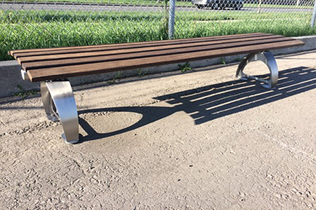 Envyrozone designed several benches and installed at York University in Toronto, Canada 