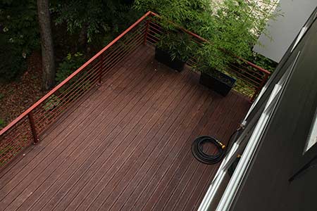 dassoXTR exterior bamboo decking installed in private residence