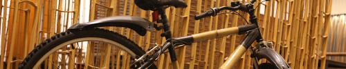 Bamboo can be manufactured into bicycles and skateboards